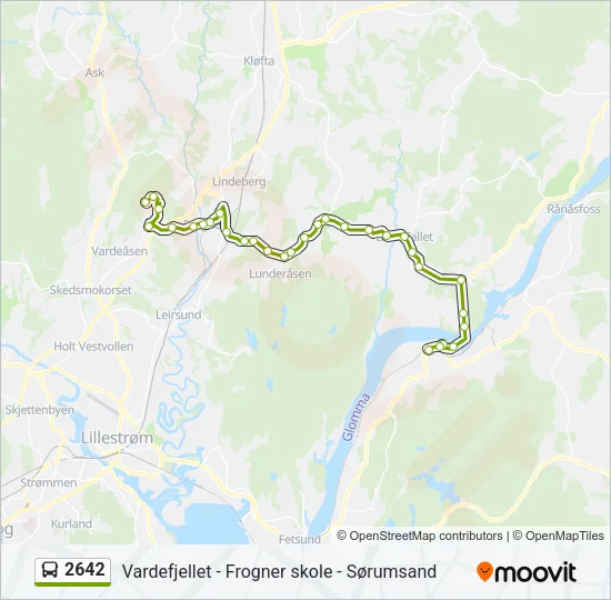 2642 Bus Line Map