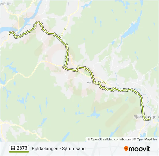 2673 Bus Line Map