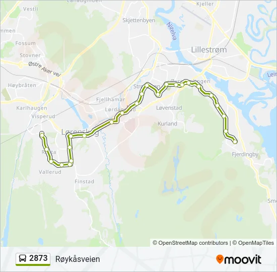 2873 Bus Line Map