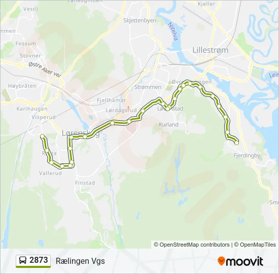 2873 Bus Line Map