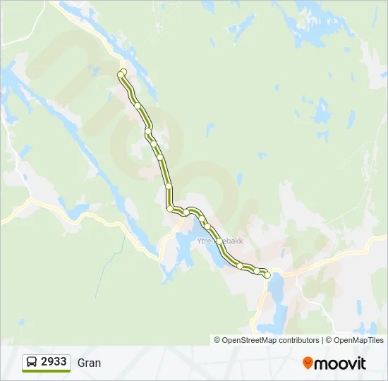 2933 Bus Line Map