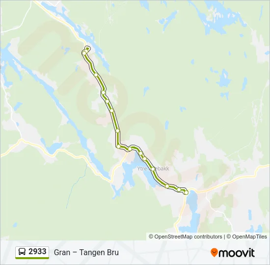 2933 Bus Line Map