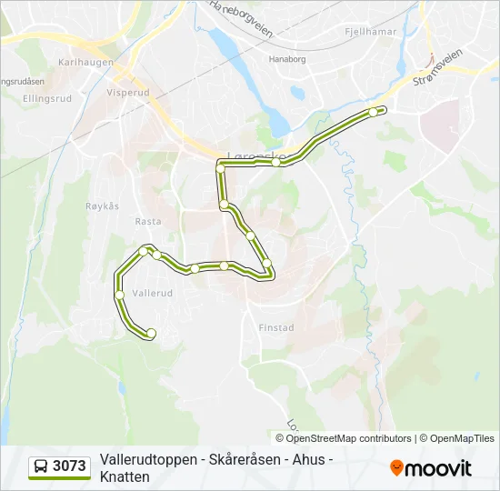 3073 Bus Line Map