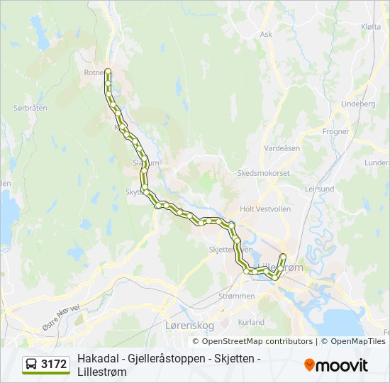 3172 bus Line Map