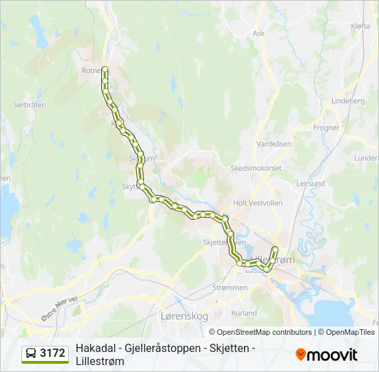 3172 Bus Line Map