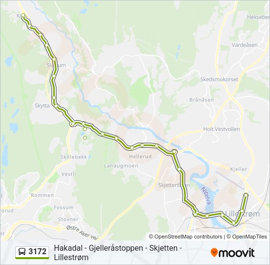3172 Bus Line Map