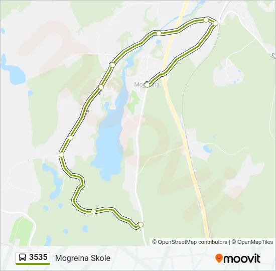 3535 Bus Line Map