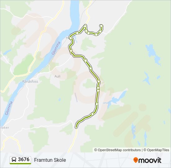3676 Bus Line Map