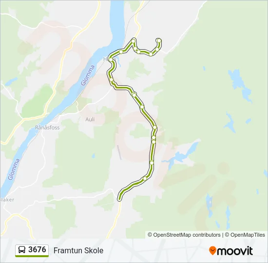 3676 Bus Line Map