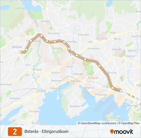 2 Subway Line Map