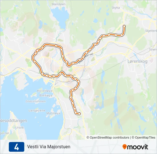4 Subway Line Map