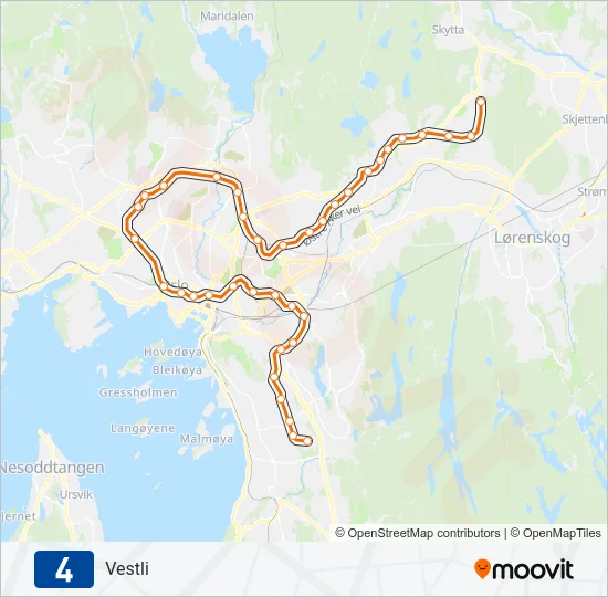 4 Subway Line Map