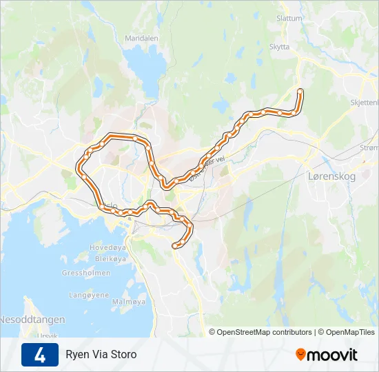 4 Subway Line Map