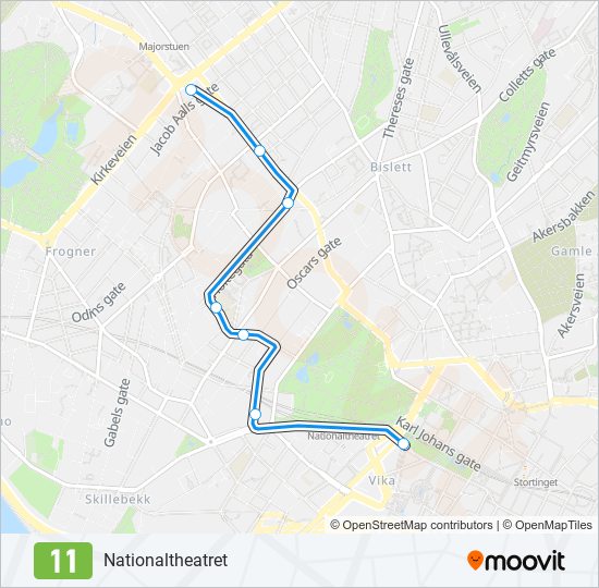 11 light rail Line Map