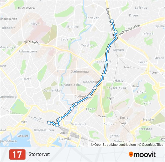 17 Light Rail Line Map