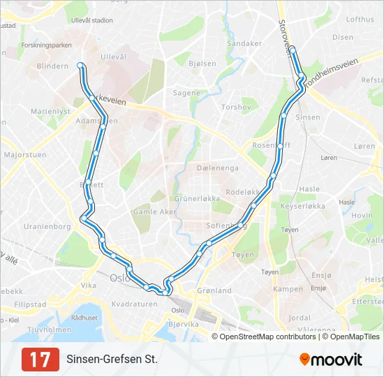 17 Light Rail Line Map
