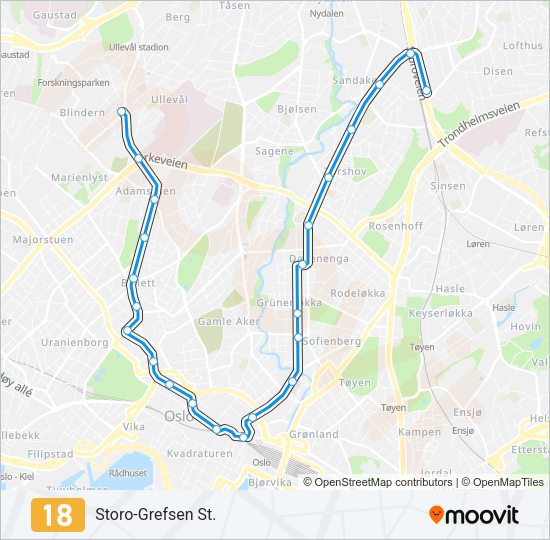 18 Light Rail Line Map