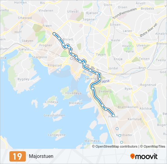 19 Light Rail Line Map