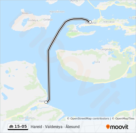 15 05 Route Schedules Stops Maps Hareid