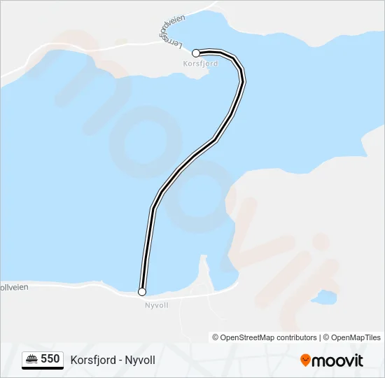 550 Ferry Line Map