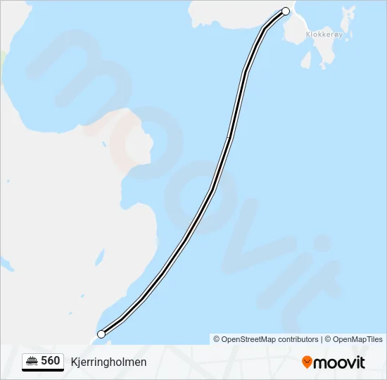 560 Ferry Line Map