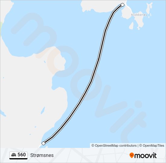 560 Ferry Line Map