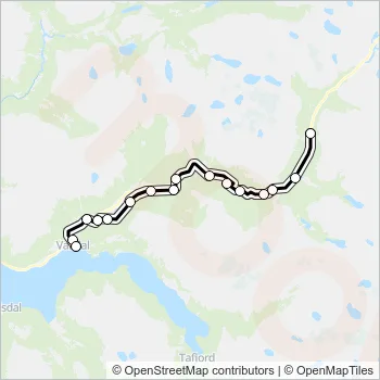 213 Bus Line Map