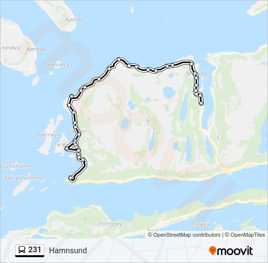 231 Bus Line Map