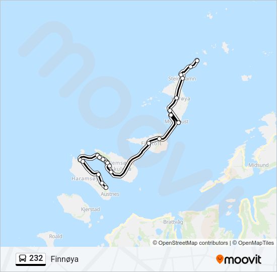 232 Bus Line Map