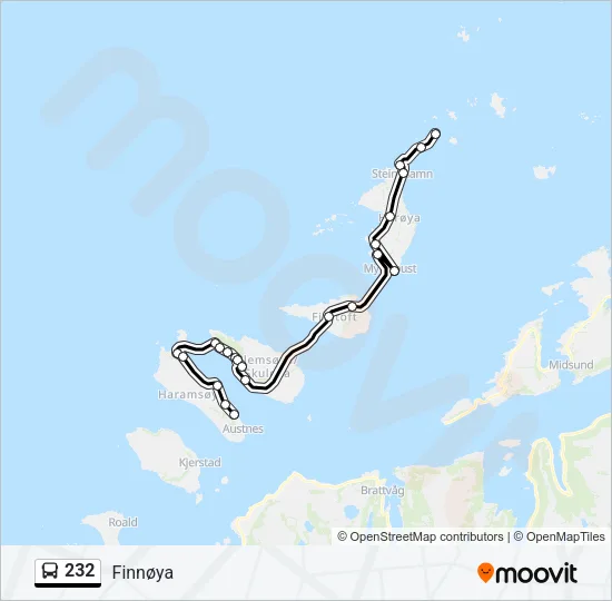 232 Bus Line Map