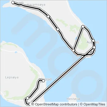 233 Bus Line Map