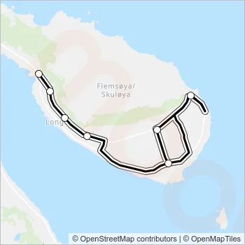 233 Bus Line Map