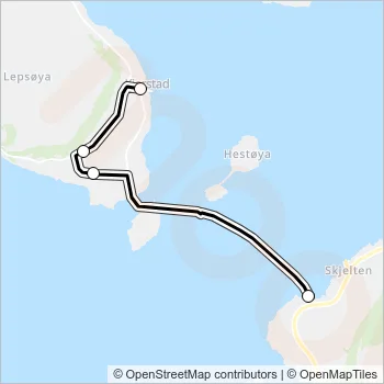 233 Bus Line Map