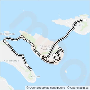 233 Bus Line Map