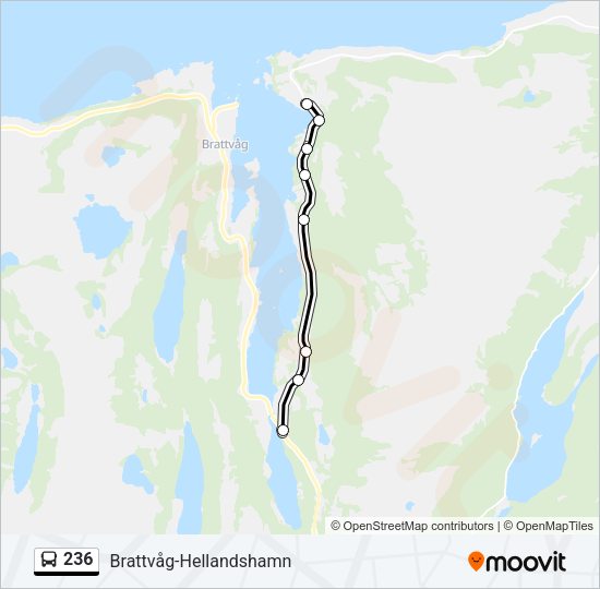 236 Bus Line Map
