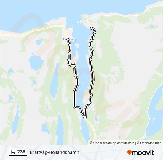 236 Bus Line Map