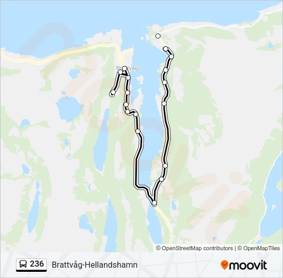 236 Bus Line Map
