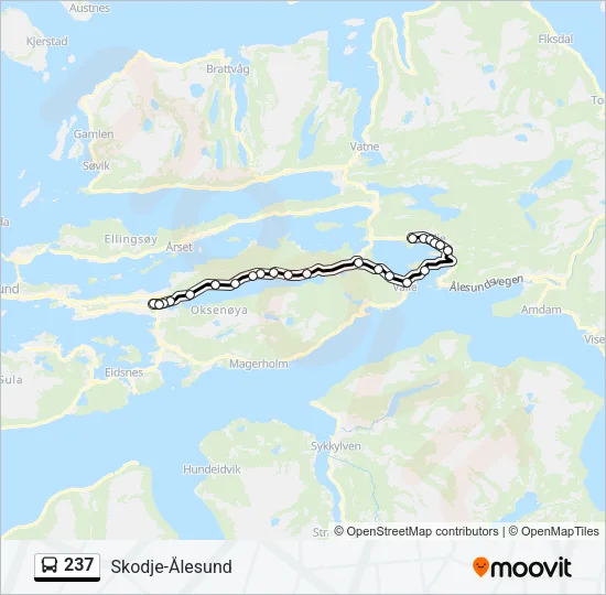 237 Bus Line Map