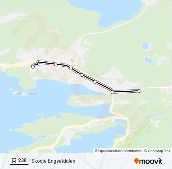 238 Bus Line Map