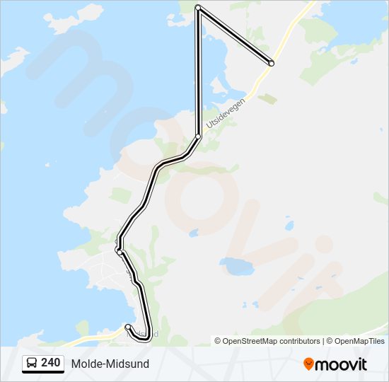 240 Bus Line Map