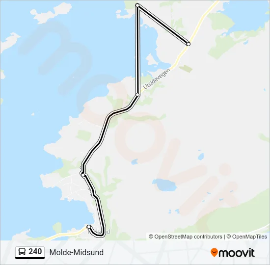 240 Bus Line Map