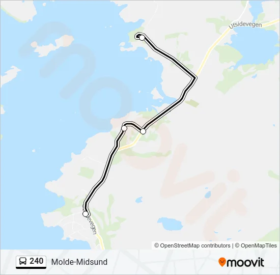 240 Bus Line Map