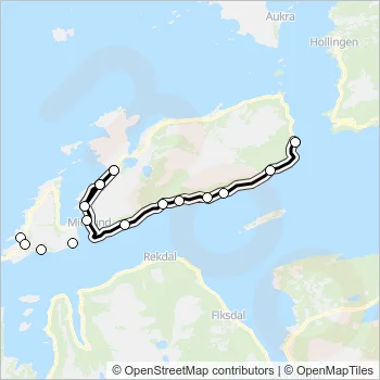 241 Bus Line Map