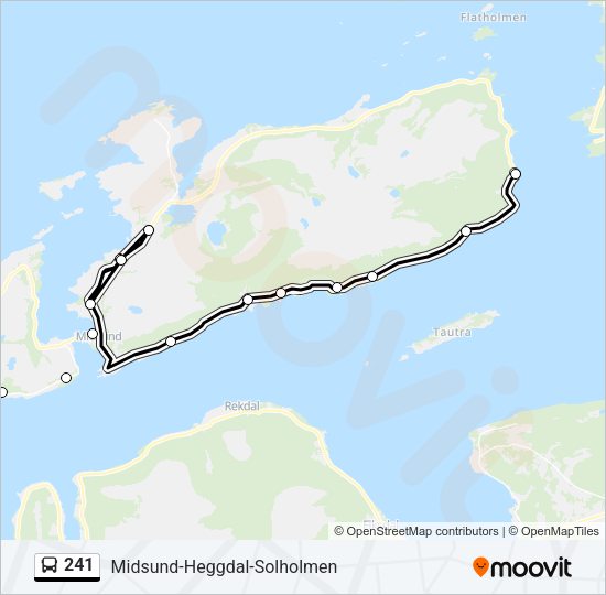 241 Bus Line Map