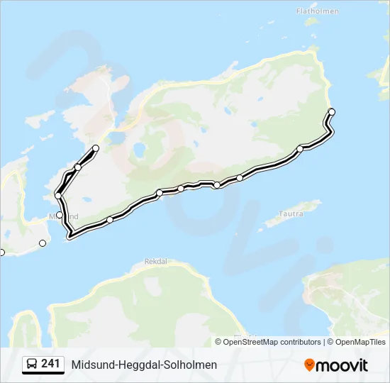 241 Bus Line Map