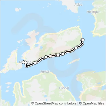 241 Bus Line Map