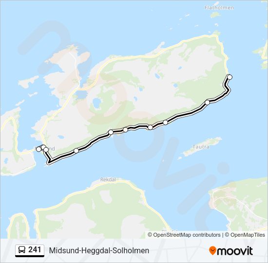 241 Bus Line Map