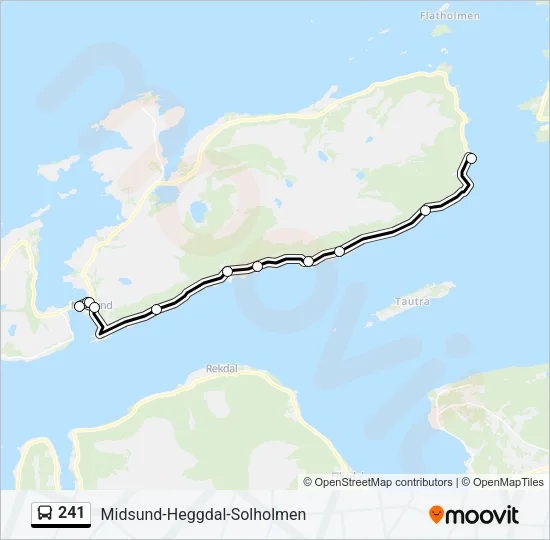 241 Bus Line Map