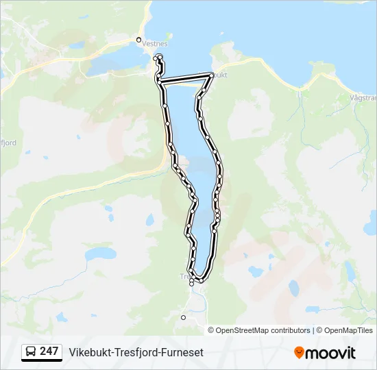 247 Bus Line Map
