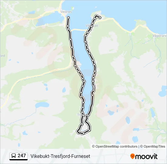 247 Bus Line Map